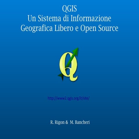 Introduzione all'uso della Console di OMS e di QGIS (per le analisi del corso...