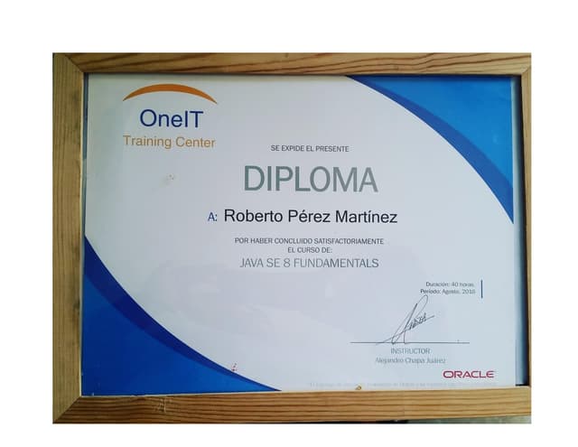 JAVA certification Course | PPT