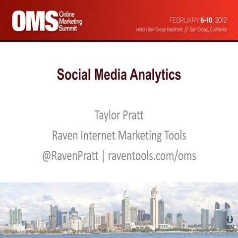 Social Media Analytics