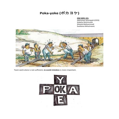 What is poke yoke,kaizen,ecn | PPTX