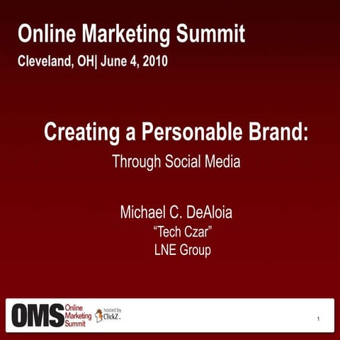 Creating a More Personable Brand Through Social Media - Michael DeAloia