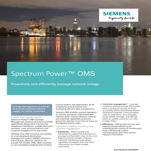 Spectrum Power™ OMS
