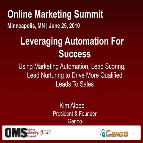 Demand & Lead Generation - Kim Albee