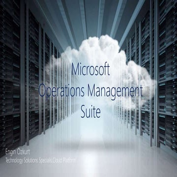Microsoft Operations Management Suite 