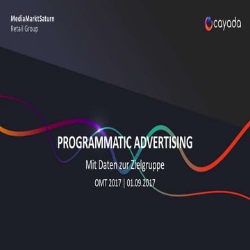 OMT 2017 | Ingo Kamps: "Einführung ins Programmatic Advertising"
