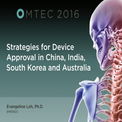 Strategies for Device Approval in China, India, South Korea and Australia