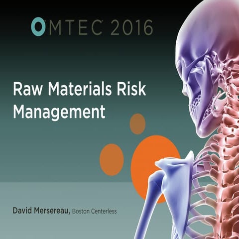 Raw Materials Risk Management 