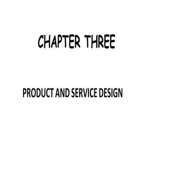 Chapter 5 design_of_goods_and_services | PDF