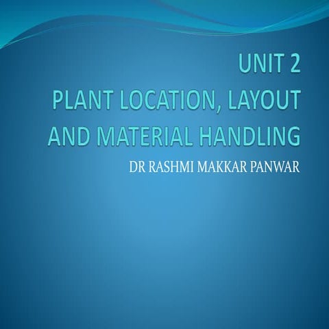 Unit 2 Plant location