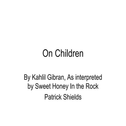 On Children
