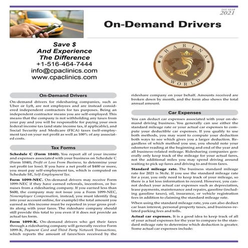 On demand drivers-2021