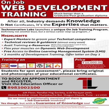 On Job Training Program