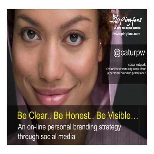 An on-line personal branding strategy through social media