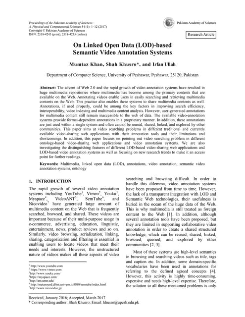 On Linked Open Data (LOD)-based  Semantic Video Annotation Systems