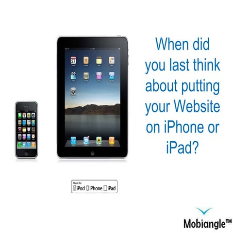 On Mobile - Website Strategy - Luxury Products