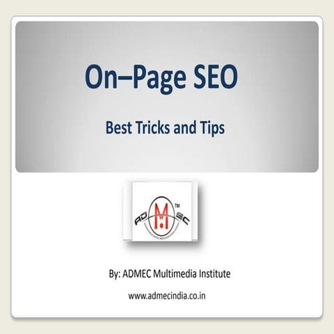 On-Page SEO