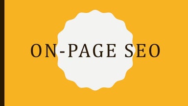 On Page SEO