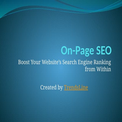 Mastering On-Page SEO: The Key to Higher Search Rankings and Better User Expe...