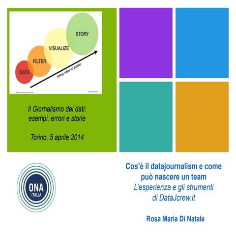 Cos’è il datajournalism e come può nascere un team