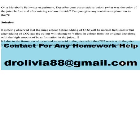 On a Metabolic Pathways experiment, Describe your observations below.pdf