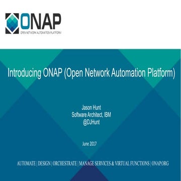 Introducing ONAP for OpenStack St Louis Meetup