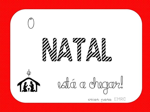 O natal está a chegar!