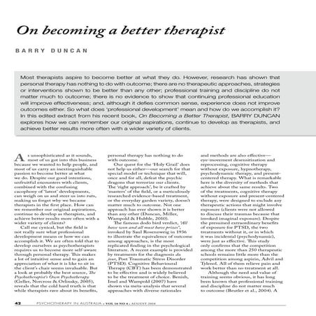 On becomingabettertherapist