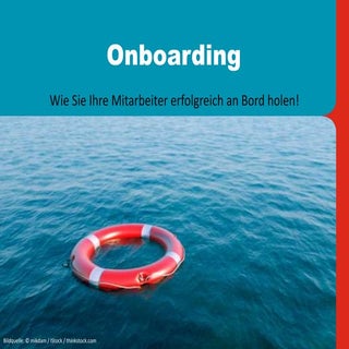 Onboarding - Wie Sie Ihre Mitarbeit...