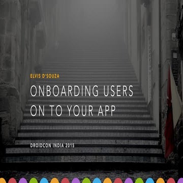 Onboarding users on to your app