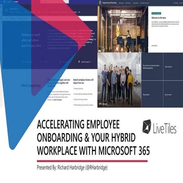 Accelerating Employee Onboarding & Your Hybrid Workplace With Microsoft 365