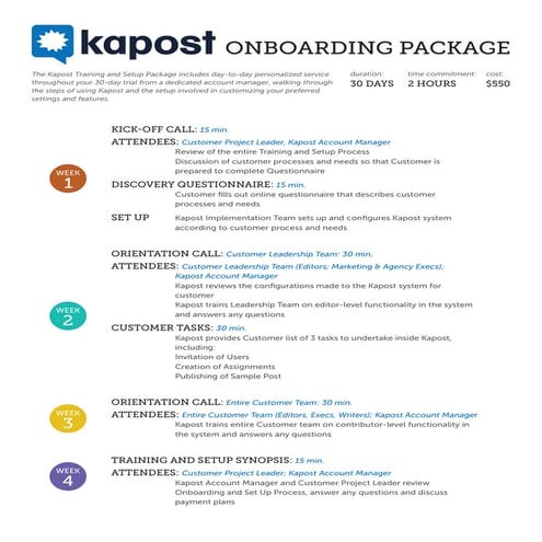 Onboarding Package