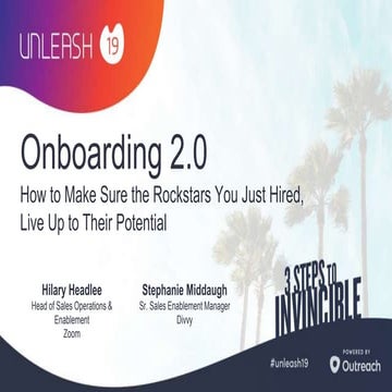 Onboarding 2.0 - How to Make Sure the Rockstars you Just Hired, Live Up to Th...