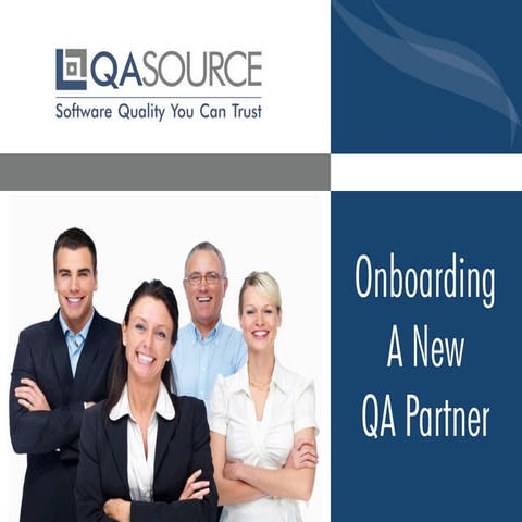 Onboarding A New QA Partner