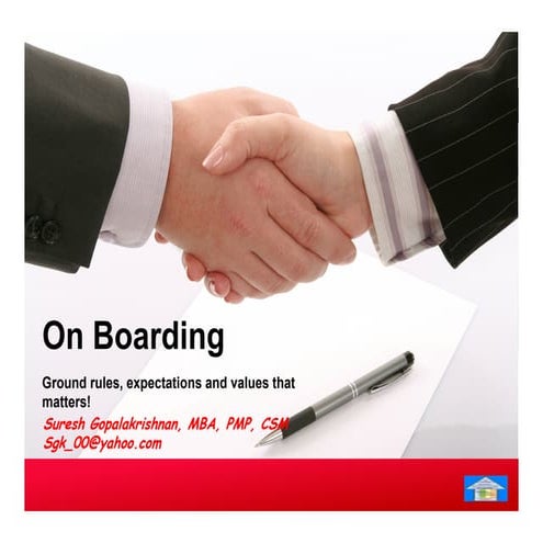 On Boarding 
