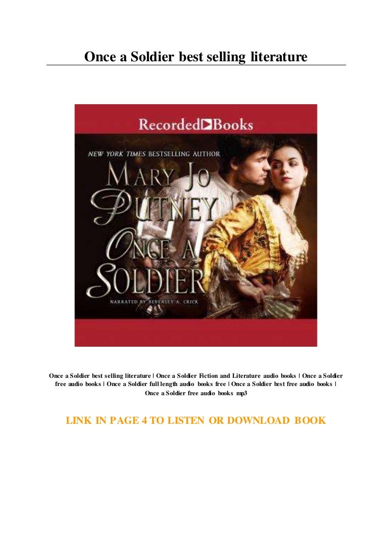 Once a Soldier best selling literature