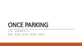 Once parking