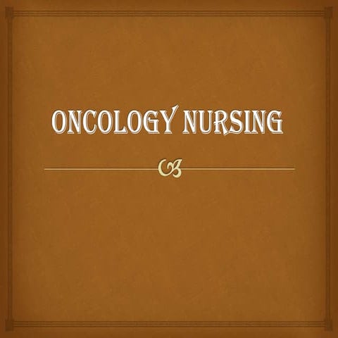 1 Introduction To Oncology | PPT