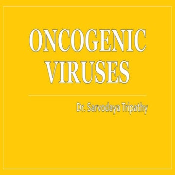 Oncogenic viruses