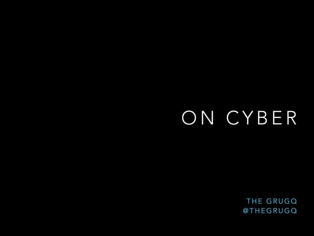 On Cyber  