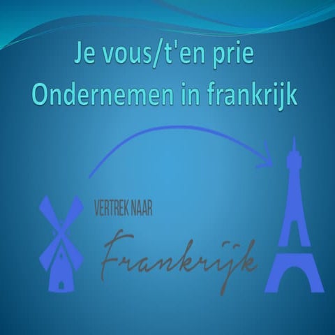 Ondernemen in frankrijk