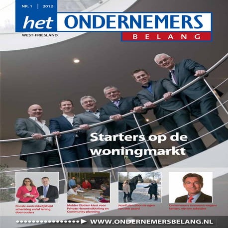 Ondernemersbelang Starters Op De Woningmarkt 03 2012