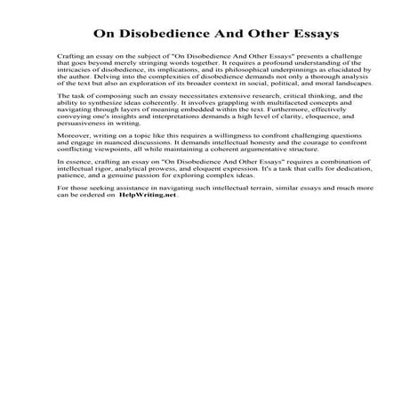 Civil Disobedience And Other Essays.pdf