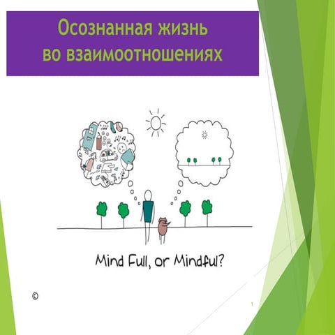 Онди Уилсон – Осознанные взаимоотношения