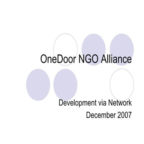 One Door Ngo Alliance3