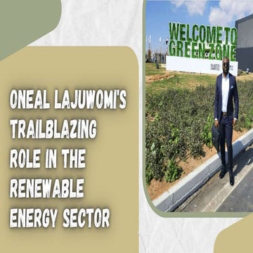 Oneal Lajuwomi | A Guide to Renewable Energy Sources | PDF