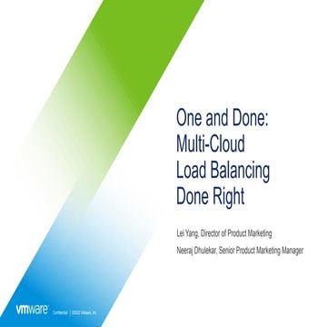 One And Done Multi-Cloud Load Balancing Done Right.pptx