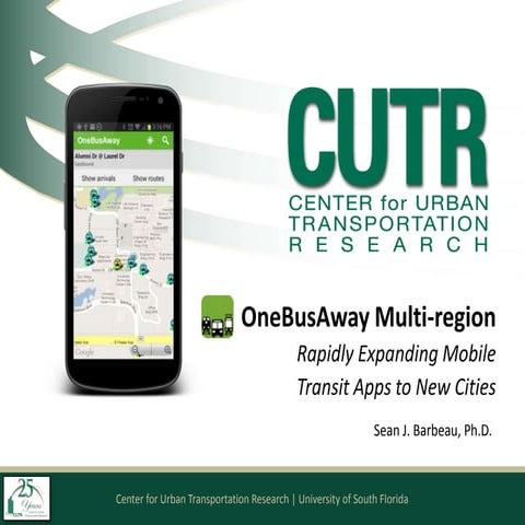 OneBusAway Multi-region – Rapidly Expanding Mobile Transit Apps to New Cities