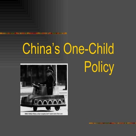 One child policy