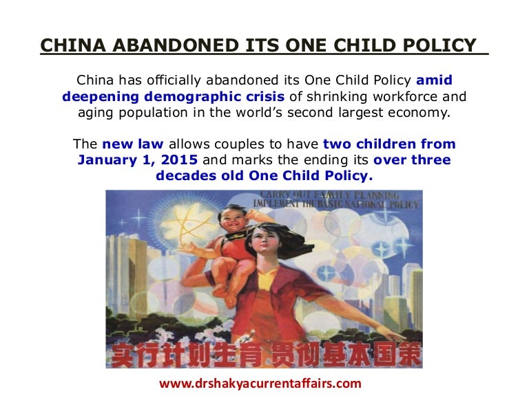One Child Policy of China