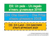 One country one prize 2015